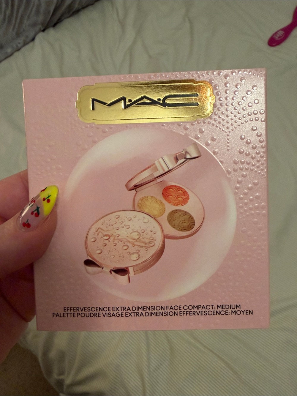 MAC Cosmetics Effervescence Extra Dimension Face Compact - Pink & Gold